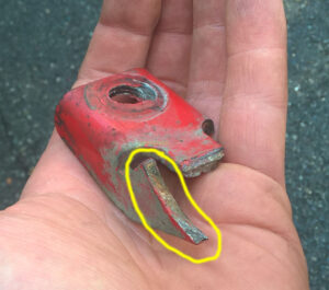 protlum_sport_stabiliser_mount_failure_detail Protlum Sport stabiliser mount failure